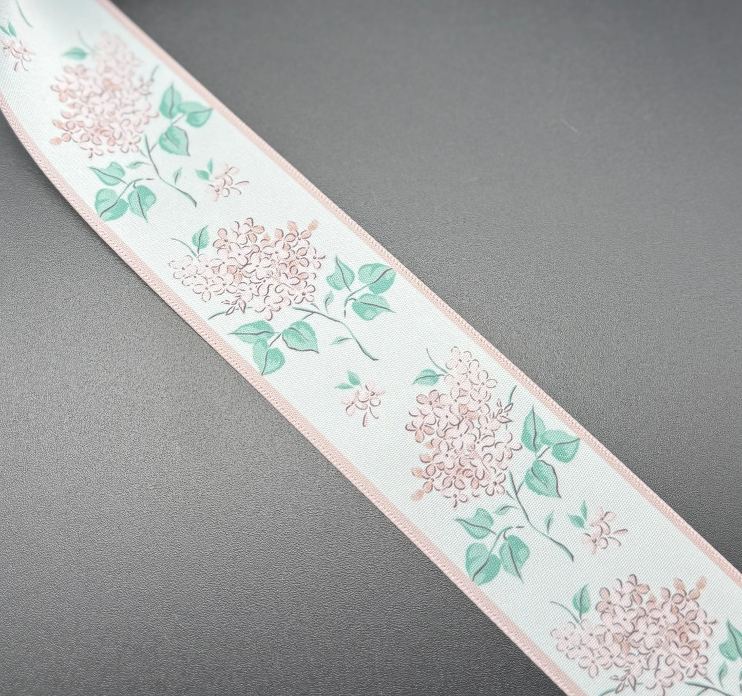 Floral Pink Satin (5.5")