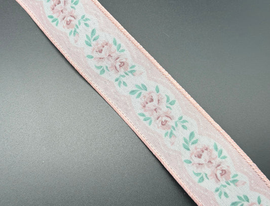 Floral Pink Linen (5.5")