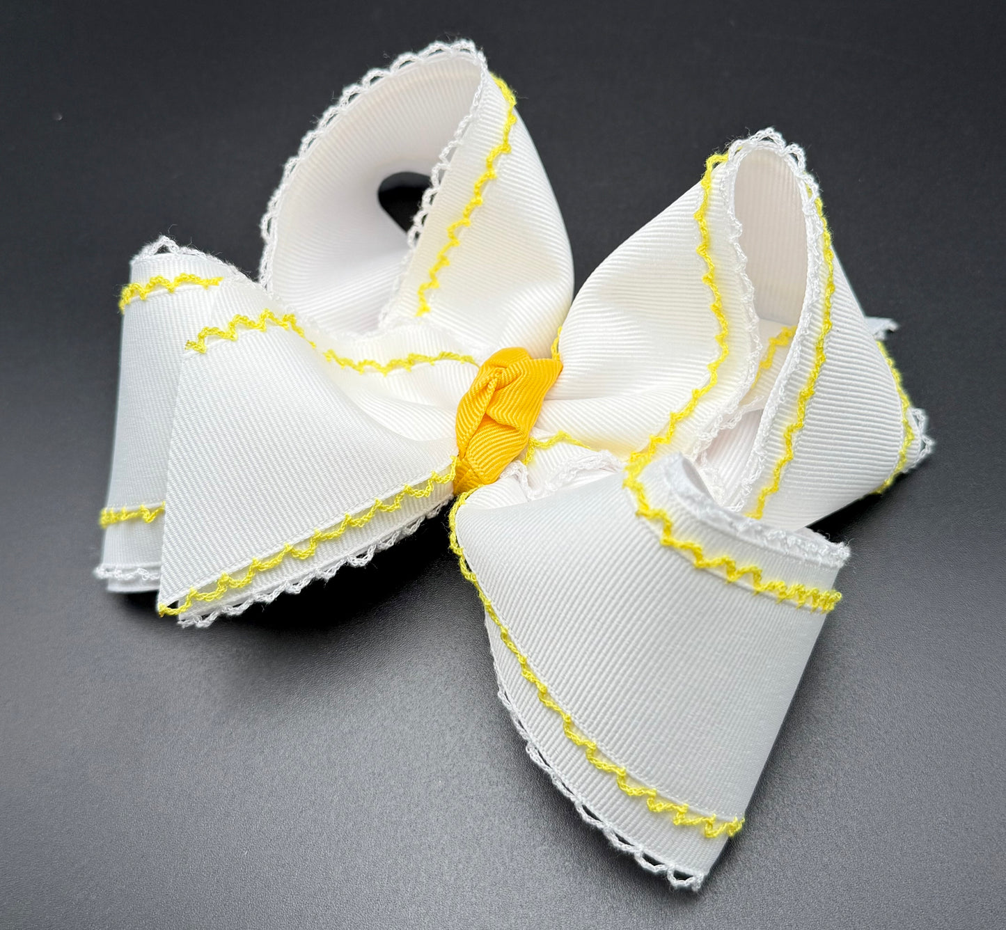 Yellow Double Moonstitch (5.5")