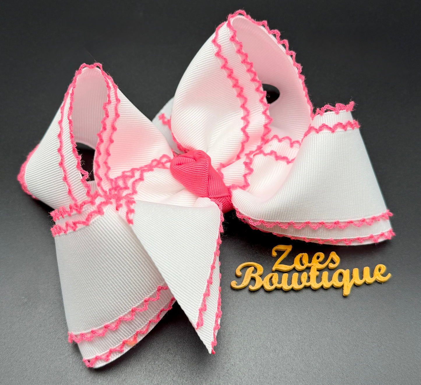 Neon Double Moonstich (Pink) 6in