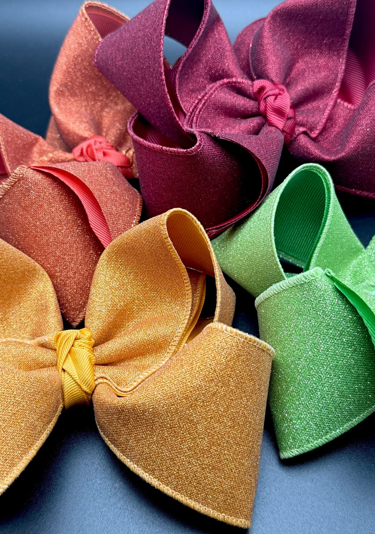 Fall Glitter Bundles (4 Bows)